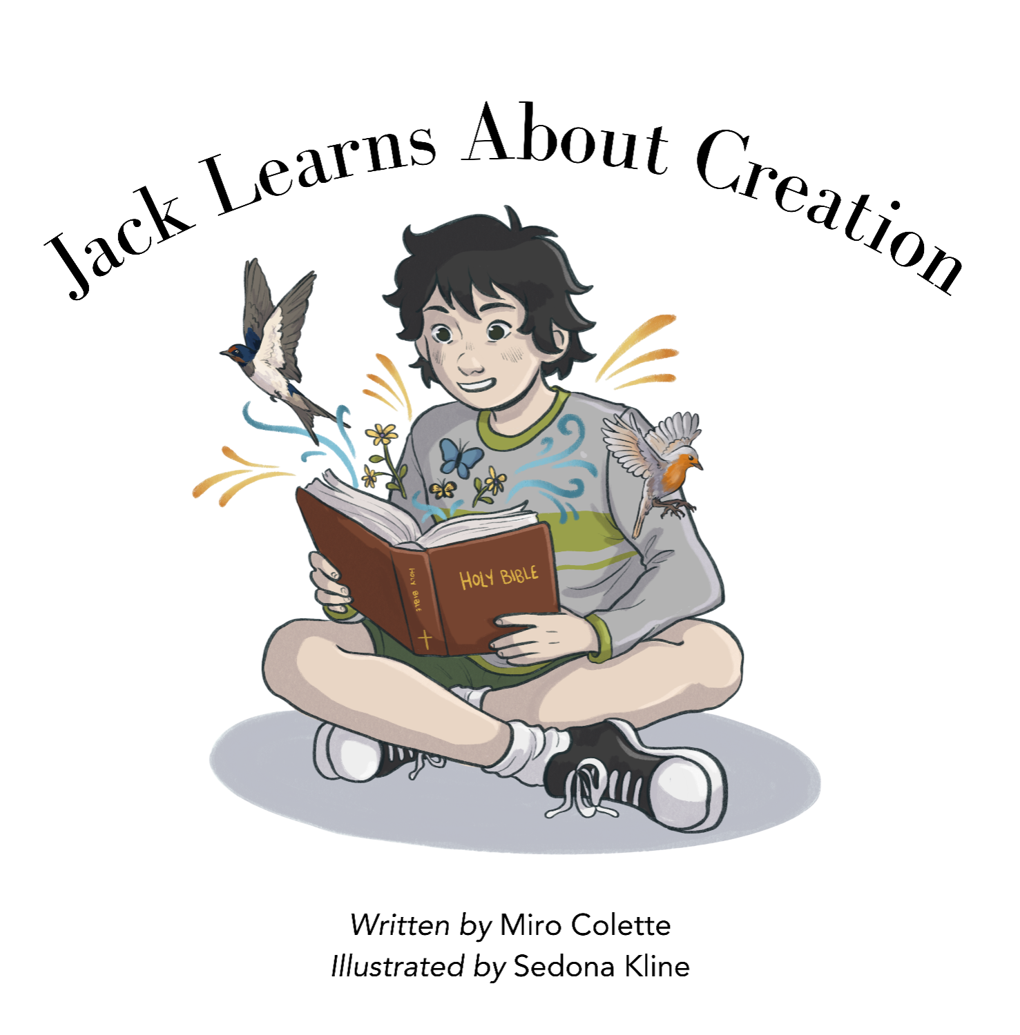 Jack Learns About Creation book cover by Miro Colette, illustrated by Sedona Kline